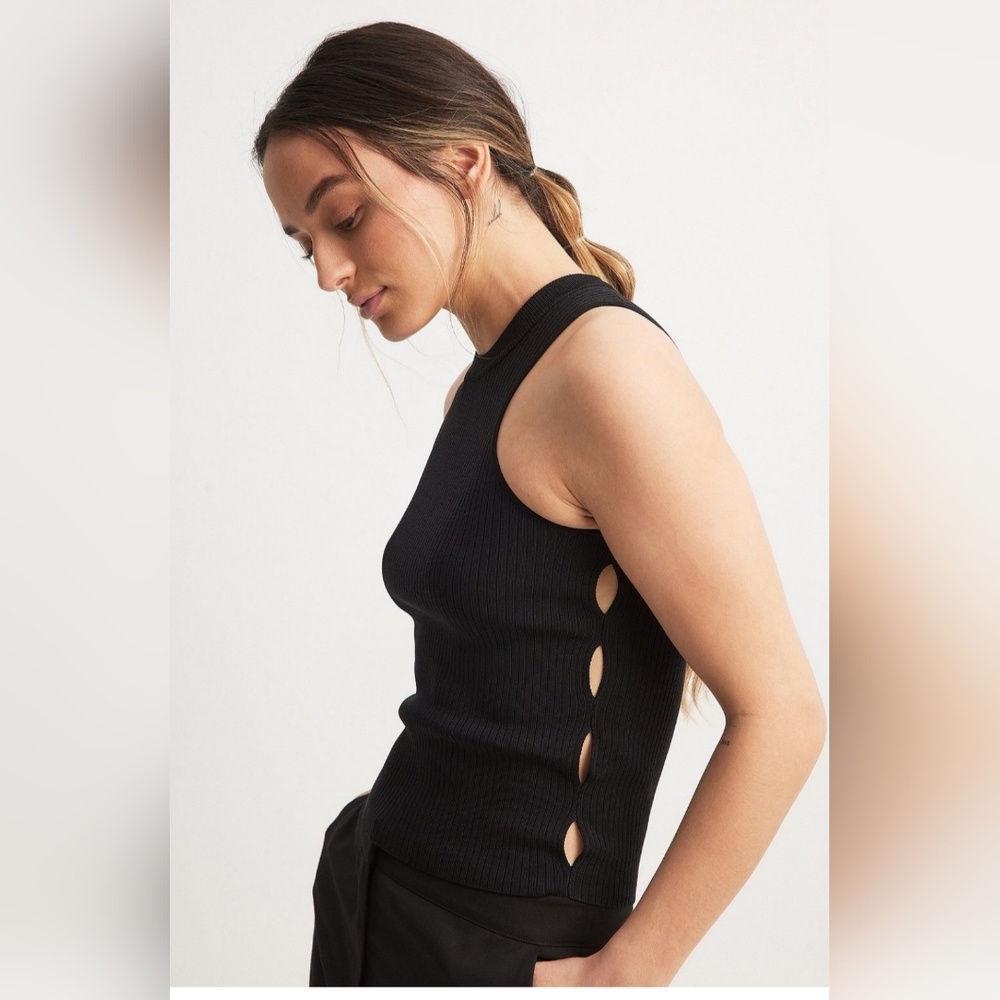 Ribbed bandage tank top